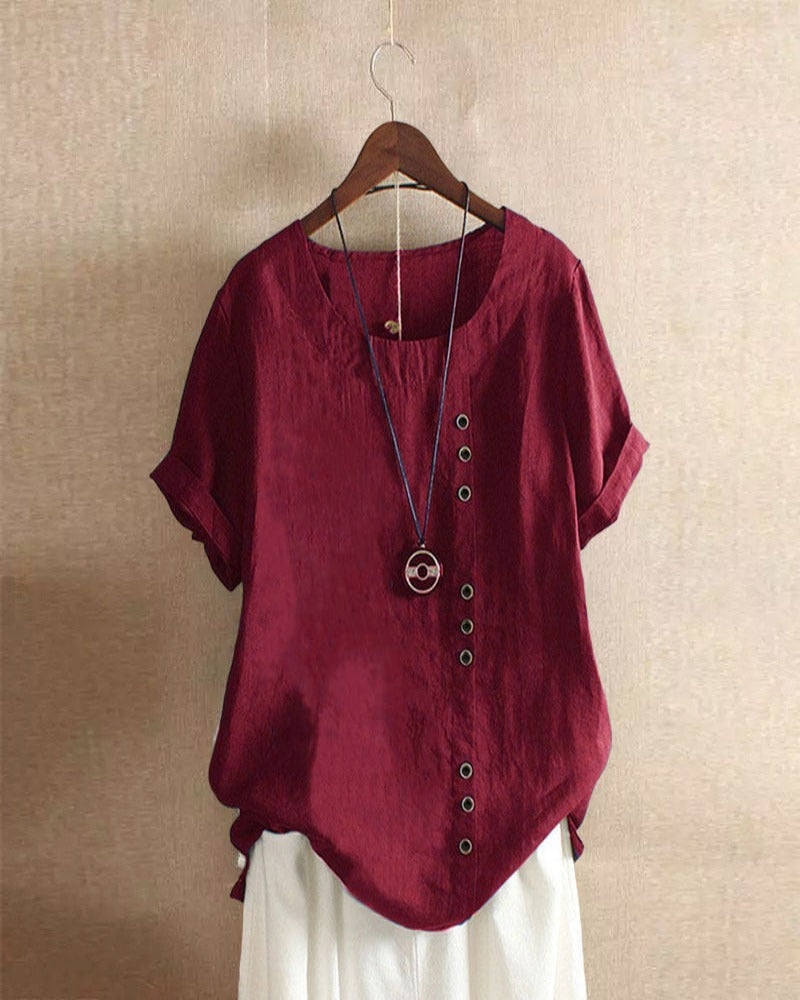 Blusa femenina ligera, perfecta para diario