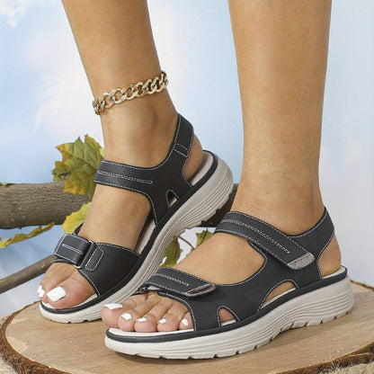 Sandalias Cómodas Mujer – Cuero de Alta Calidad y Soporte Ortopédico