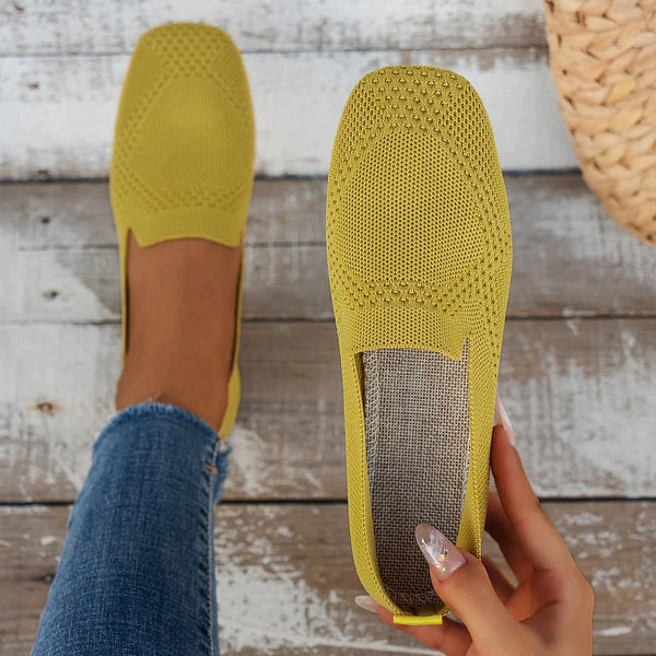 Zapatos mujer slip-on con suela antideslizante, cómodos para look diario