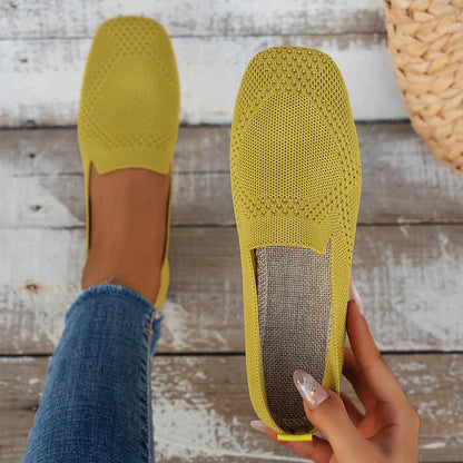 Zapatos mujer slip-on con suela antideslizante, cómodos para look diario