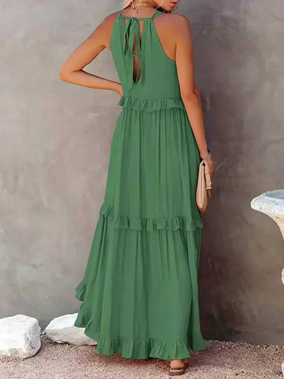 Vestido Mujer – Diseño Atemporal, Volantes y Estilo Elegante