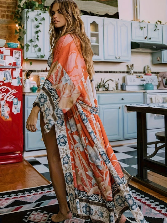 Vestido mujer floral ligero moderno casual y chic