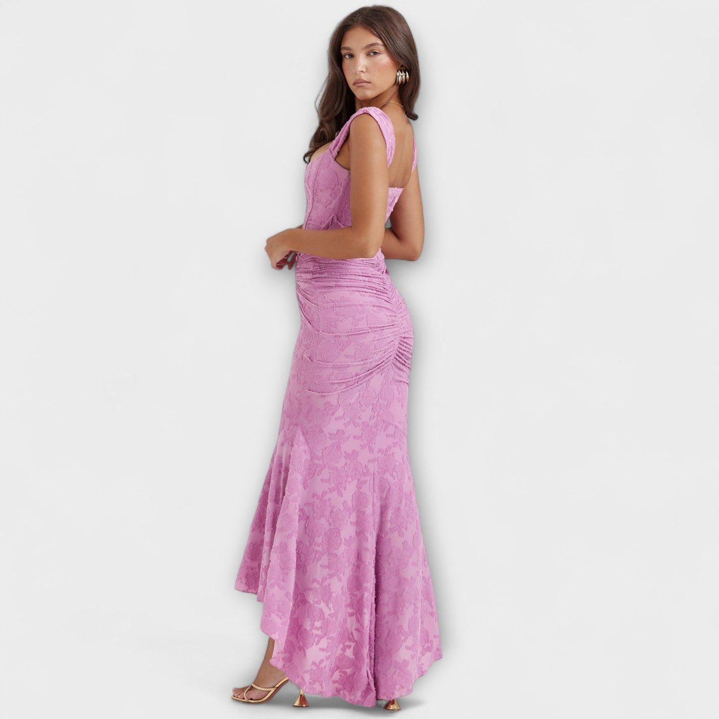 Elle | Vestido largo con corsé elegante y refinado