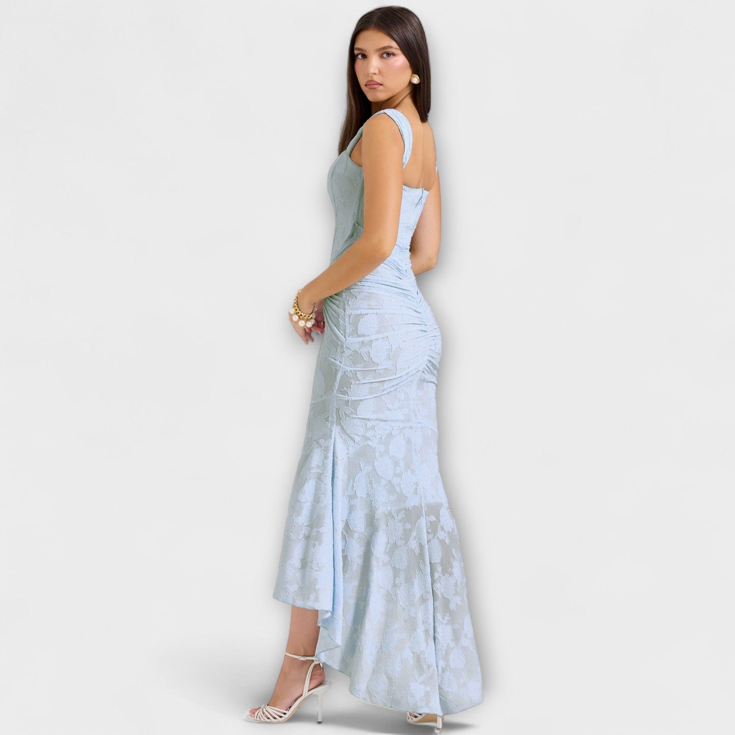 Elle | Vestido largo con corsé elegante y refinado