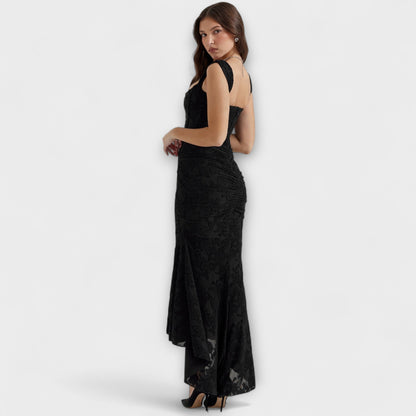 Elle | Vestido largo con corsé elegante y refinado