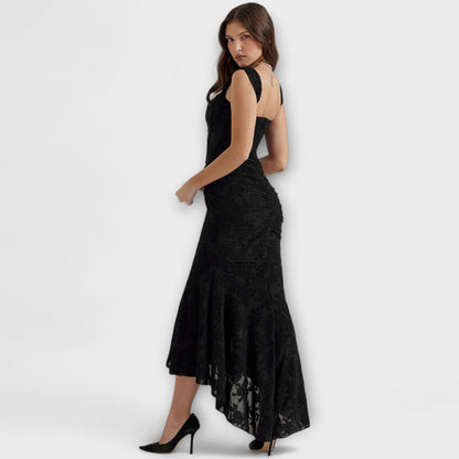 Elle | Vestido largo con corsé elegante y refinado