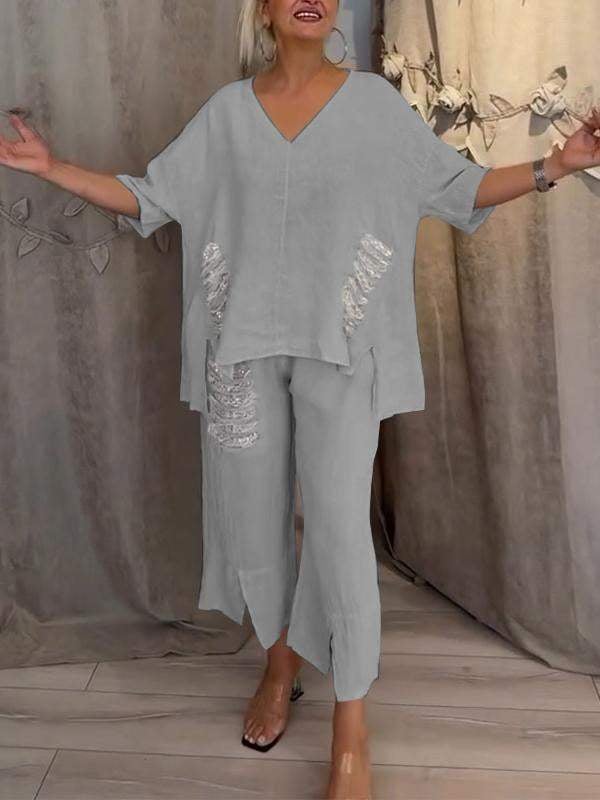 Josie | Conjunto de verano de dos piezas con elegancia natural y comodidad flotante