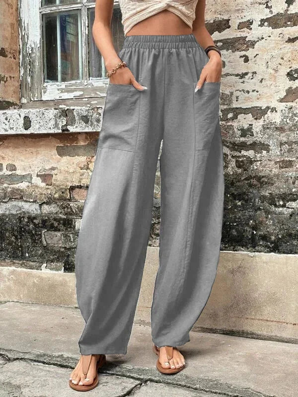 Pantalones de moda femeninos, ligeros y estilosos