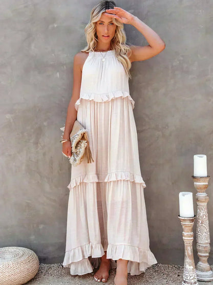 Vestido Mujer – Diseño Atemporal, Volantes y Estilo Elegante