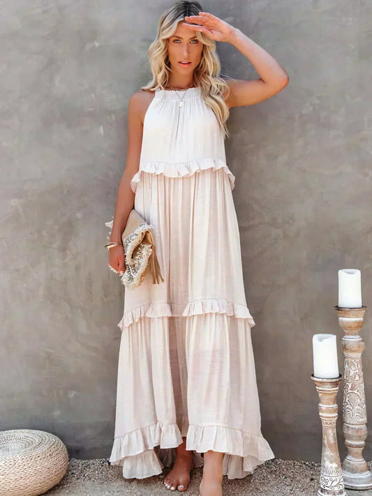 Vestido Mujer – Diseño Atemporal, Volantes y Estilo Elegante