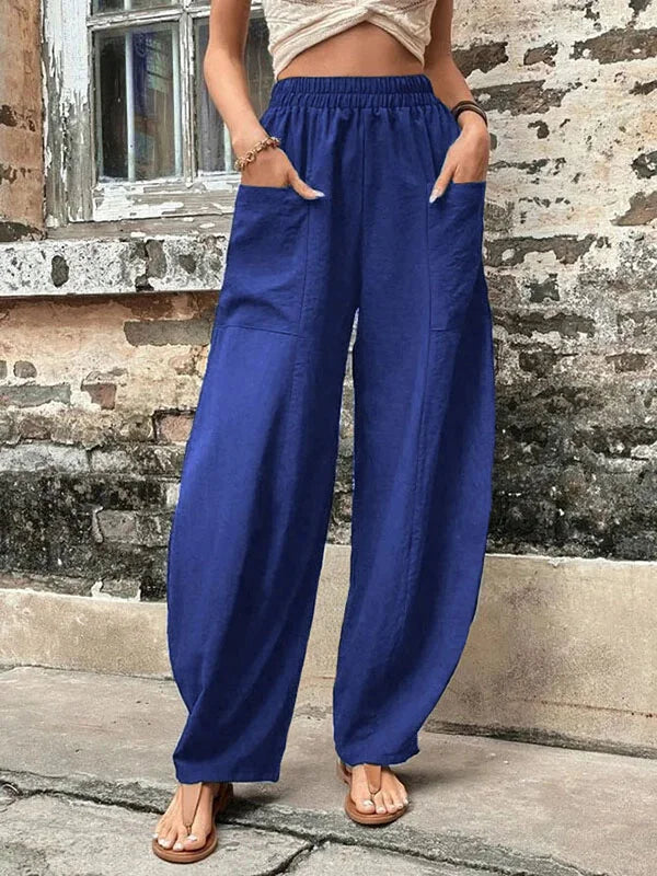 Pantalones de moda femeninos, ligeros y estilosos
