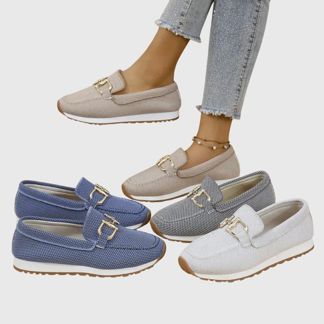 Zapatillas slip-on ortopédicas mujer, ligeras y prácticas