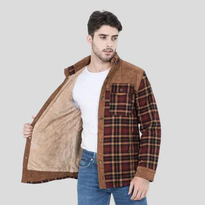 Chaqueta cálida masculina, estilosa y perfecta para invierno