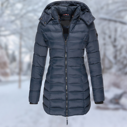 Cornecia | Elegante abrigo largo para mujer