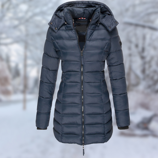 Cornecia | Elegante abrigo largo para mujer