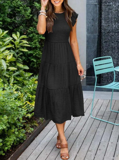 Elsie | Elegante vestido de verano con detalles de volantes y bolsillos