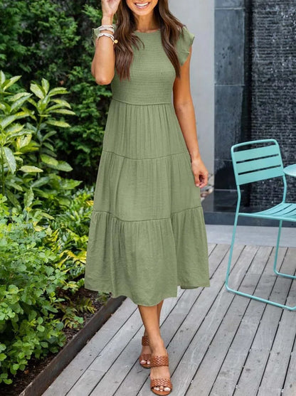 Elsie | Elegante vestido de verano con detalles de volantes y bolsillos