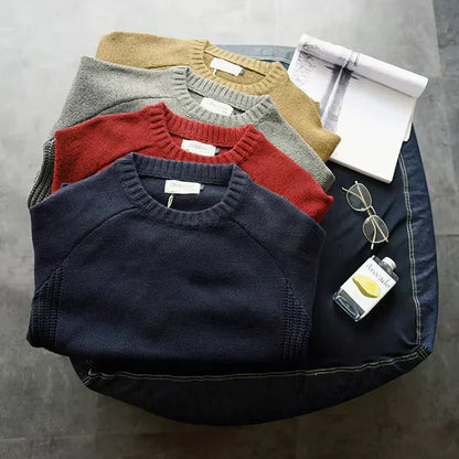 Suéter invernal masculino, cálido y moderno