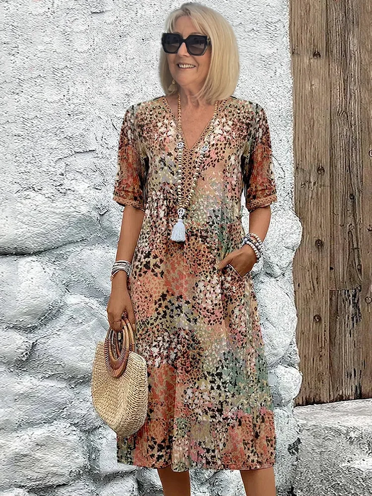 Elize | Vestido colorido de mujer
