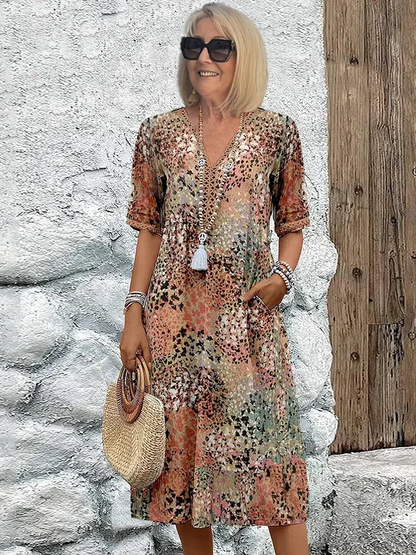 Elize | Vestido colorido de mujer