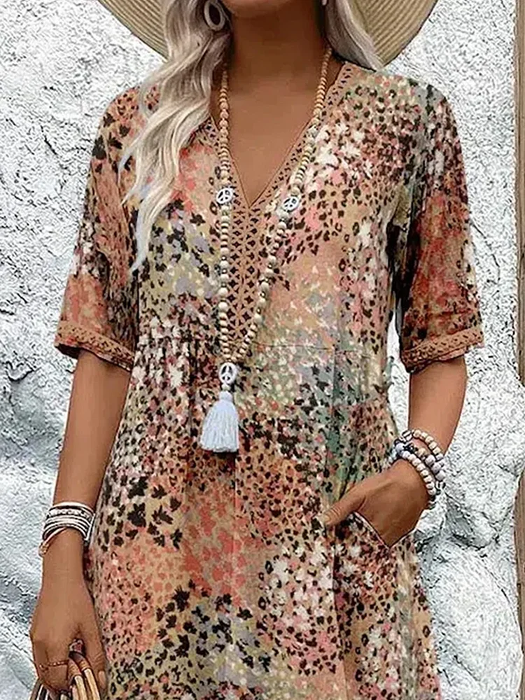 Elize | Vestido colorido de mujer