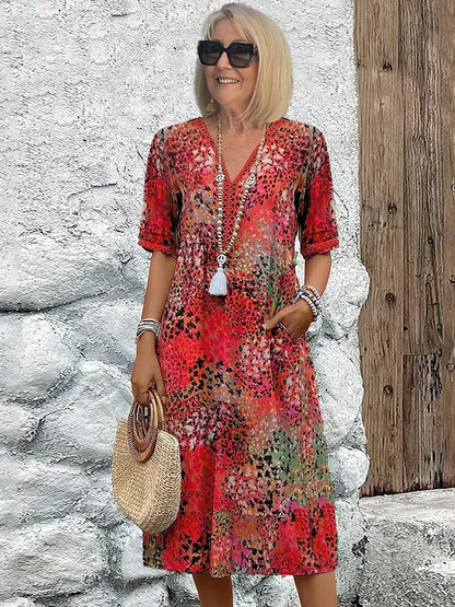 Elize | Vestido colorido de mujer