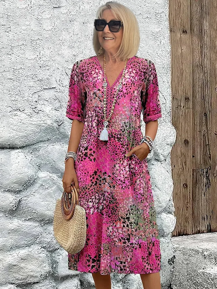 Elize | Vestido colorido de mujer