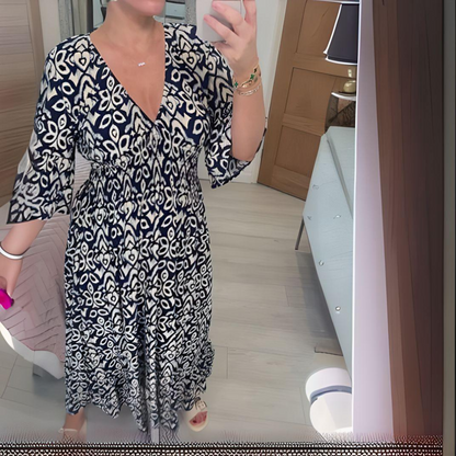 Dominga | Vestido estampado boho