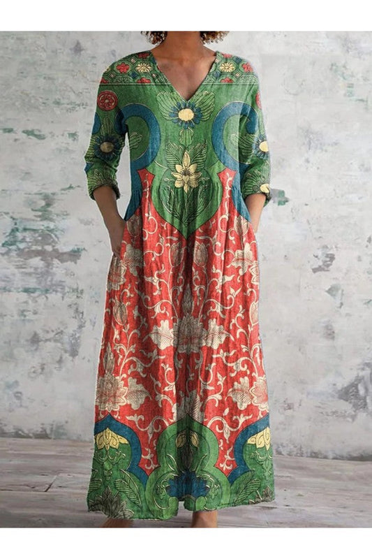 Vestido mujer romántico vintage ligero ideal primavera-verano