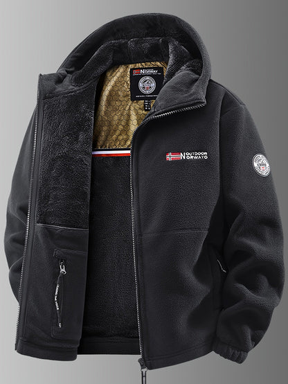 Chaqueta hombre térmica cálida resistente frío otoño-invierno