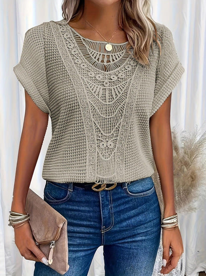 Alise | Top de punto con bonitos detalles