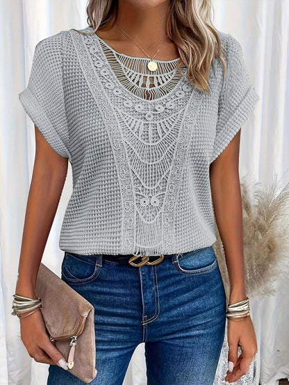 Alise | Top de punto con bonitos detalles