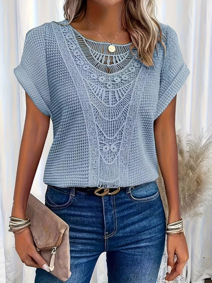 Alise | Top de punto con bonitos detalles
