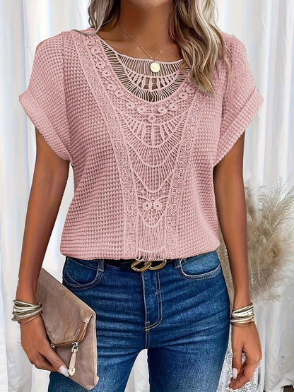 Alise | Top de punto con bonitos detalles