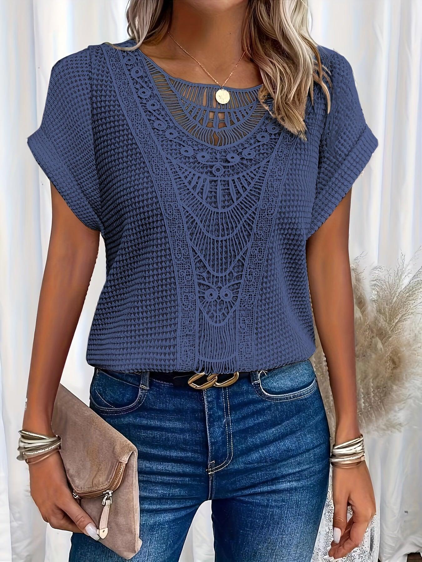 Alise | Top de punto con bonitos detalles