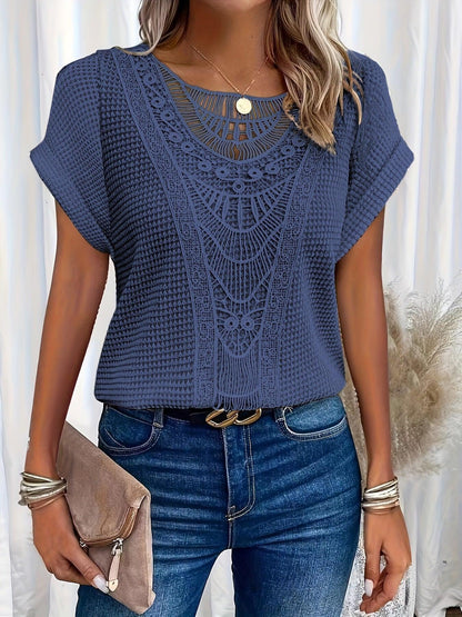 Alise | Top de punto con bonitos detalles