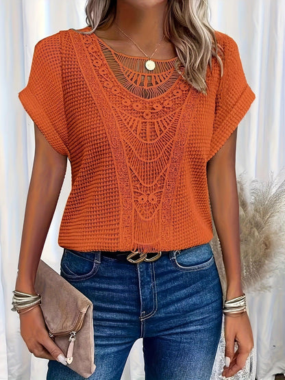 Alise | Top de punto con bonitos detalles