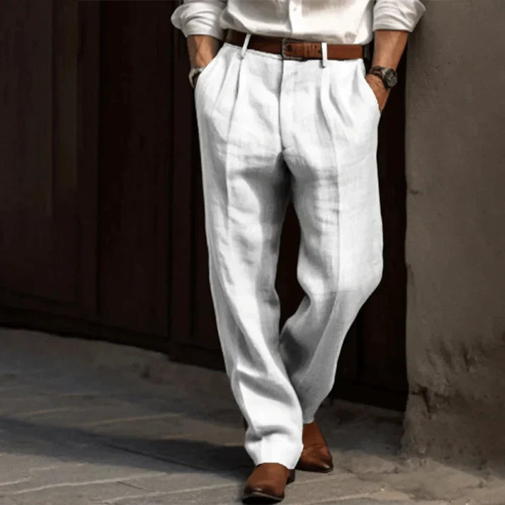 Pantalones clásicos masculinos, estilo retro y moderno
