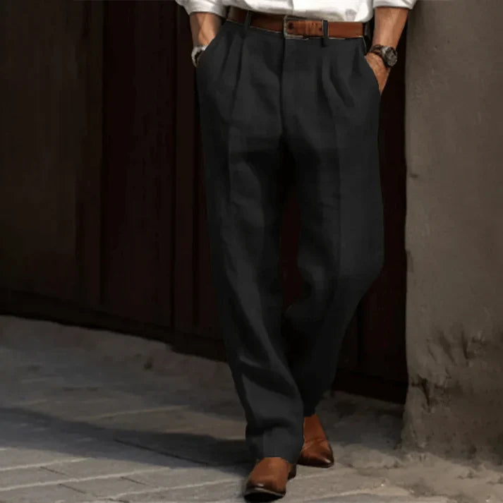 Pantalones clásicos masculinos, estilo retro y moderno