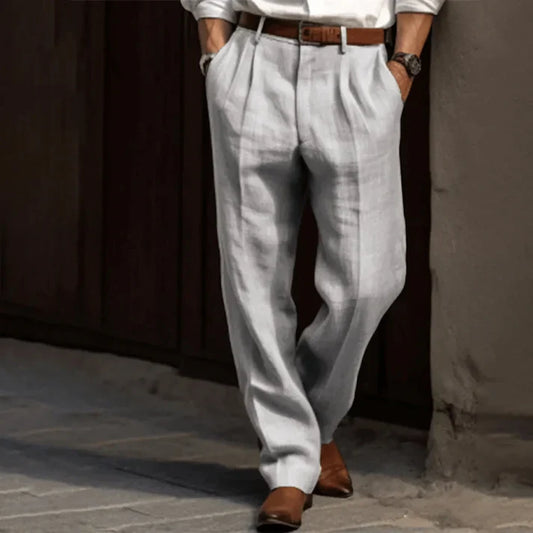 Pantalones clásicos masculinos, estilo retro y moderno