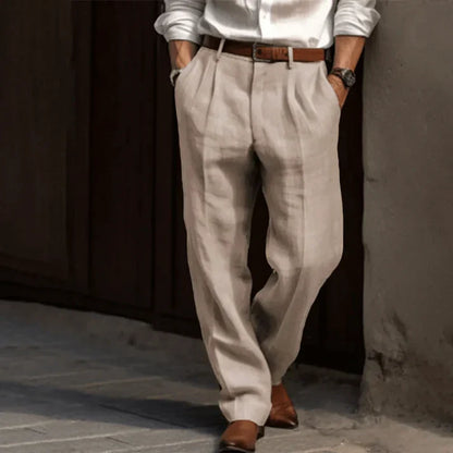 Pantalones clásicos masculinos, estilo retro y moderno