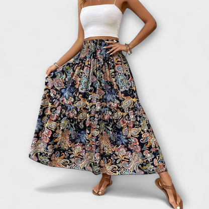 Emily | Falda fluida con estampado