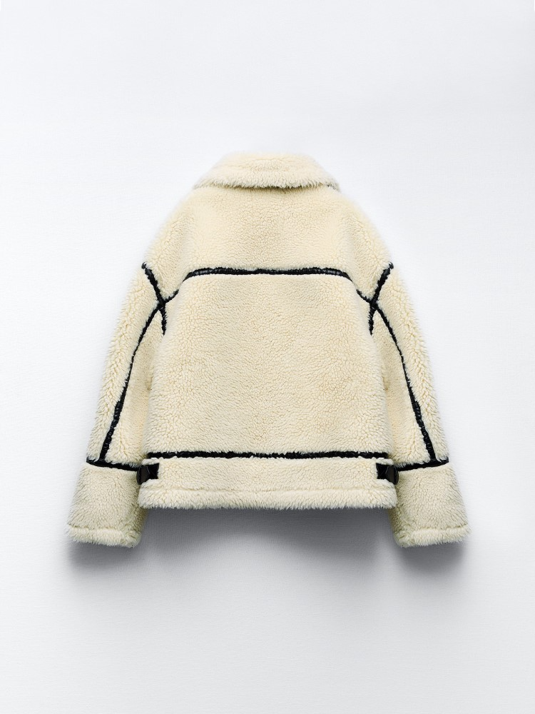 Crystal | Chaqueta de felpa oversize para mujer