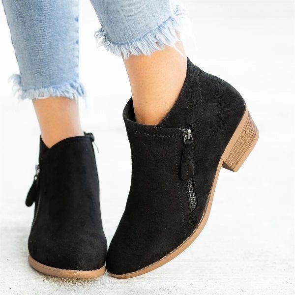 Sandalias elegantes mujer con cierre cremallera y plantilla suave
