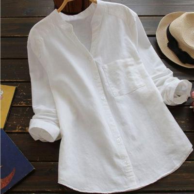 Hanna | Blusa casual de mujer en lino-algodón