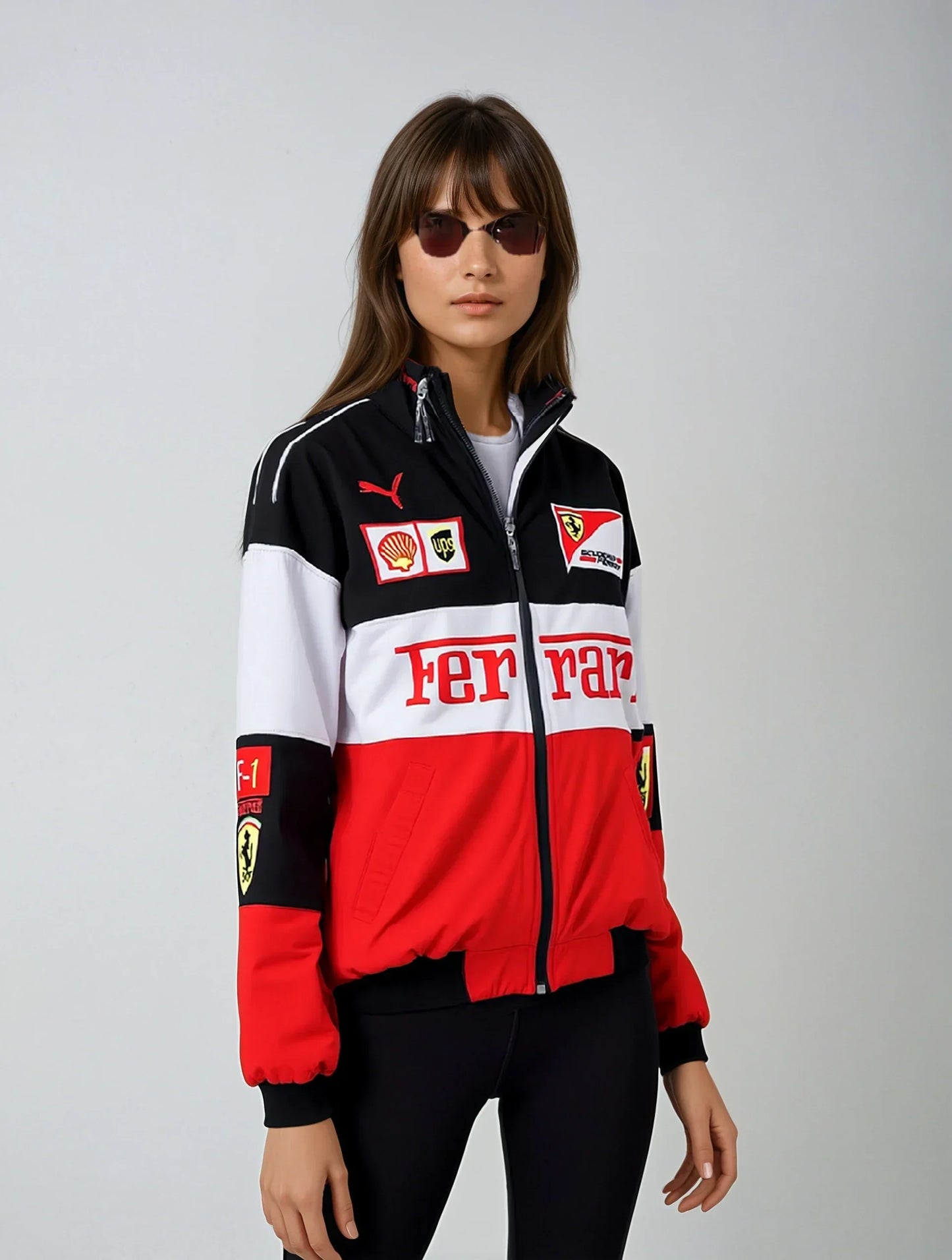 Chaqueta vintage unisex de carreras: elegante y cómoda para el día a día