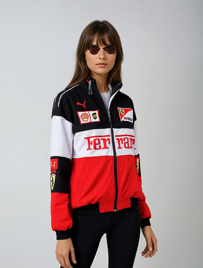 Chaqueta vintage unisex de carreras: elegante y cómoda para el día a día