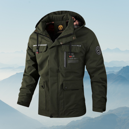 Sam | Chaqueta cortavientos ultraligera con capucha y múltiples bolsillos para hombre