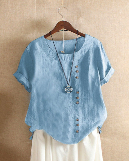 Blusa femenina ligera, perfecta para diario