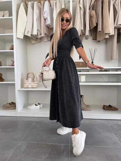 Vestido Denim Mujer – Ligero y Perfecto para Primavera y Verano